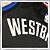 Jersey NBA Los Angeles Lakers Russell Westbrook #0 Swingman - Preta - Imagem 2