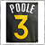 Jersey NBA Golden State Warriors Jordan Poole #3 Swingman - Preta - Imagem 3