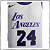 Jersey NBA Los Angeles Lakers Kobe Bryant #24 Swingman - Branca - Imagem 2