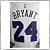 Jersey NBA Los Angeles Lakers Kobe Bryant #24 Swingman - Branca - Imagem 3