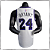 Jersey NBA Los Angeles Lakers Kobe Bryant #24 Swingman - Branca - Imagem 8