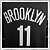 Jersey NBA Brooklyn Nets Kyrie Irving #11 Swingman - Preta - Imagem 2