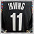 Jersey NBA Brooklyn Nets Kyrie Irving #11 Swingman - Preta - Imagem 3