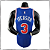 Jersey NBA Sixers Philadelphia 76ers Allen Iverson #3 Swingman - Azul - Imagem 7