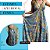Vestido Longo Frente Única Feminino Indiano Estampado - Imagem 7