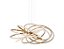 Pendente Moderno Dourado Led 3500k - Imagem 2