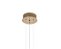 Pendente Moderno Dourado Led 3500k - Imagem 3