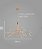 Lustre Pendente Rose Gold Folhas em Cristal D88XH60 - Imagem 3