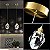 Luminária Pendente Diamante Dourado 10cm Led 5w 3000k - Imagem 3