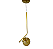 Luminária Pendente Stick Light Dourado - Imagem 3