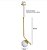 Luminária Pendente Stick Light Dourado - Imagem 4