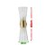 Arandela Tulipa Dourado Velho com Cristal Transparente D12x40H E14X2 - Imagem 2