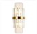 Arandela Dourada Cristal K9 Ø23x55H E14x2 - Imagem 1