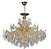 Lustre Pendente Φ60×55CM Metal Dourado e Cristal Transparente - Imagem 1