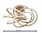 Plafon De Sobrepor  LED 3500K 43W Bivolt Ø56CM  Dourado - Imagem 3