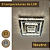 Plafon Cristal 40x40 Cromado - Imagem 4