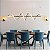 Pendente Lustre Led Retangular Dourado 90cm - Imagem 2
