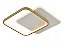 Plafon Led Dourado 40X40CM 58W 3000K - Imagem 1