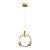 Pendente Papilio Borboletas Ouro Fosco Led 36W - Imagem 1