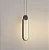 Pendente Oval Led 13W Preto - Imagem 3