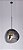 Pendente Stone Metal + Vidro Fume - Imagem 3