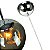 Pendente Stone Metal + Vidro Fume - Imagem 2