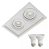 KIT Embutido Duplo PAR20 Recuado Branco + 2 Lâmpadas PAR20 - Imagem 1