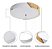 Plafon Wood 3000K 40CM Branco e Madeira - Imagem 2