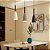 Lustre Moderno Pendente Triplo 3XE27 Tom Sobre Tom - Imagem 2
