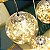 Lustre Esfera de Vidro cor Amber 75W Bivolt Ø65X250CM - Imagem 2