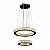 Pendente Lustre Cromado 2 Aros 3Temp (D)500MM - Imagem 1