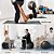 Bola Yoga Suiça Pilates Abdominal Gym 65cm Bomba Grátis - Imagem 9
