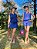 Saia shorts | Pink BT (azul marinho) - Imagem 3