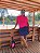 Saia shorts DRAPEADO | Pink BT (azul marinho) - Imagem 1