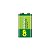 Bateria 9 Volts GP Batteries 1604G 6F22 - Imagem 2