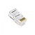 KIT Conector RJ45 Macho 8X8 CAT.6 RoHS (10 Peças) - Imagem 1