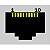 Conector Modular RJ50 Macho CAT.5e 10x10 - Imagem 3