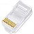 Conector Modular RJ50 Macho CAT.5e 10x10 - 10 peças - Imagem 1