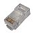 KIT Conector RJ45 Macho 8x8 CAT.5e PASSAGEM (10 peças) - Imagem 2