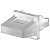 Tampa Anti-Poeira RJ45 - DUST COVER - CRISTAL - 10 peças - Imagem 2