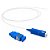 Extensão Óptica Conectorizada 01F BLI A/B G-657A SC-UPC 1,5m - COG - BRANCO - D0.9 (35250057) - Imagem 1