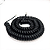 Cordão Espiral Modular com 5 metros PRETO - 4 VIAS RJ9 4x4 - Imagem 1
