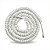 Cordão Espiral Modular com 10 metros BRANCO - 4 VIAS RJ9 4x4 - Imagem 1