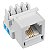 Keystone RJ11 com 4 vias CAT.3 - 6P4C - Imagem 1