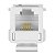 Keystone RJ11 com 4 vias CAT.3 - 6P4C - Imagem 6