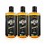 Kit Shaving Gel barbear 500ml INFINITY LOOKS HAIR Golden 3 unidades - Imagem 1