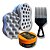 Kit Esponja Nudred Dupla Face Enrolar Cabelos 12mm + Cera Modeladora Extra fixação + Pente Afro - Imagem 1