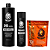 KIT Pó Descolorante Ametista Flash + Matizador Branco 250ml + Água Oxigenada 30 Vol 900ml Leon Barber - Imagem 1