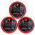 KIT 3x Cera Modeladora Hold Leon Barber Efeito Molhado Fixação Extraforte 160g - Imagem 1