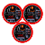 KIT 3x Cera Modeladora Hold Leon Barber Efeito Molhado Fixação Extraforte 80g - Imagem 1